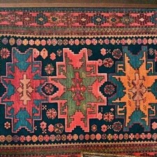 stupend tappeto antico KAZAK LESGHI caucasico.e,kilim passatoie originali turchi