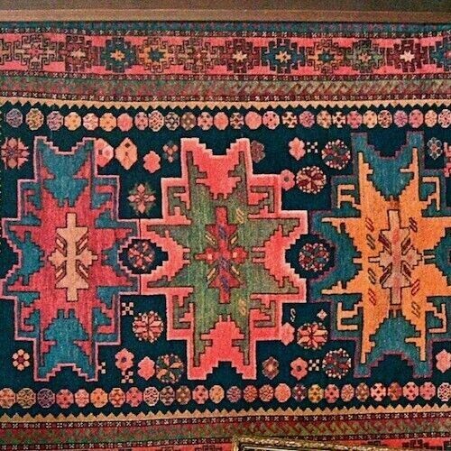 Stupend tappeto antico kazak - stupend,