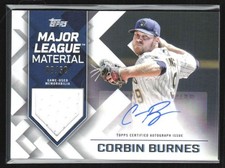 Maglia Corbin Burnes 2022 Topps Major League Materiale Auto /50 #MLMA-CB