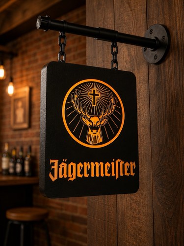 Jagermeister insegna luminosa