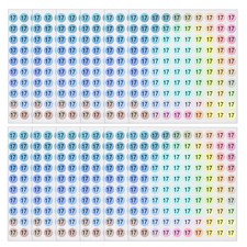 Adesivi riflettenti rotondi