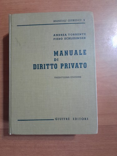 Manuale diritto privato - di,