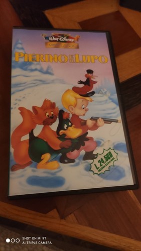 Vhs pierino lupo - vhs,