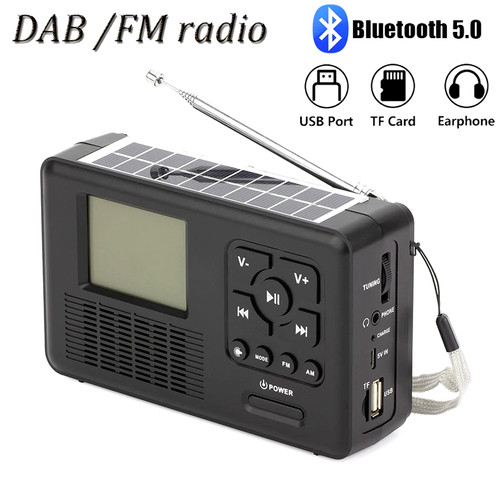Radio solare portatile - , dab/fm