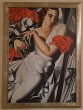 34. quadro dipinto ad olio copia di Tamara de Lempicka