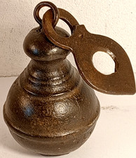 ANTICO PESO PER BILANCIA STADERA-IN FERRO -FERMACARTE-FERMAPORTE