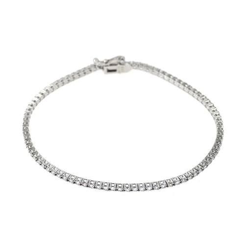Bracciale tennis con diamanti