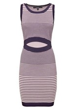 Abito glamour GUESS modello cut-out Tg 42 righe nuovo