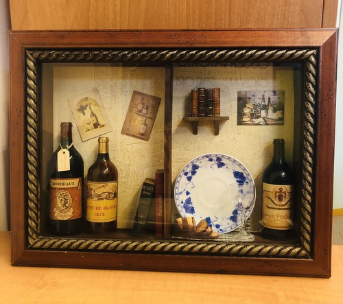 Casetta quadro con oggetti - quadro,