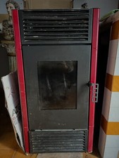 Qlima Fiorina 90 S-Line Stufa a Pellet - Rossa