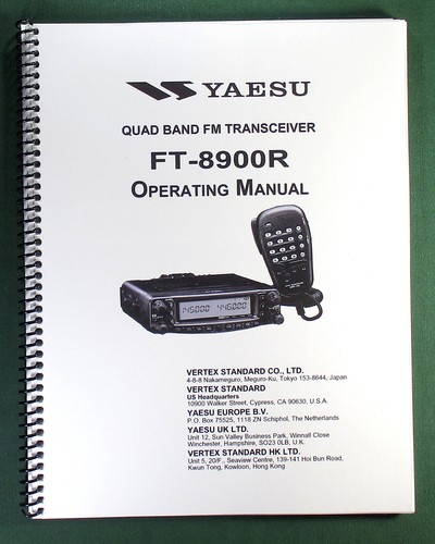 Yaesu 8900r manuale - ft-8900r,