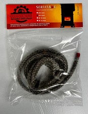 GUARNIZIONE  IN FIBRA DI VETRO CON ANIMA PER STUFA / CAMINO 8 mm x 2,5 mt