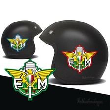 Adesivi FMI casco moto custom