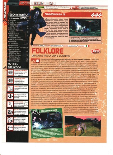 Folklore magazine article ps3 - folklore,