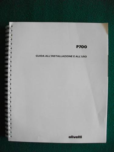 Olivetti p700 guida - olivetti,