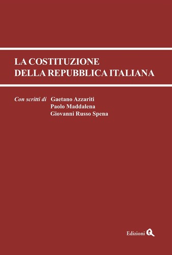 Libro costituzione della - libro,