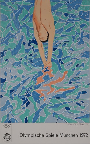 David hockney le plongeur - david,