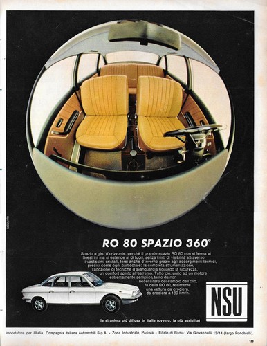 Nsu advertising 1970 - advertising,