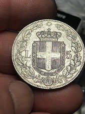 Moneta 5  LIRE 1879 UMBERTO I