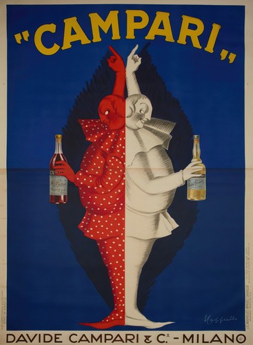 Campari poster pubblicità - -,
