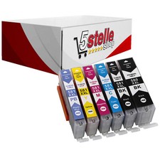KIT 6 CARTUCCE XXL PER CANON PIXMA TS705 TS8150 TS8151 TS8152 TS8250 TS8251