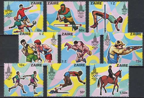 Zaïre 1980 olimpiadi buon - 1980,
