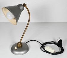 Lampada da tavolo vintage color grigio