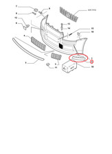 Modanatura paraurti anteriore - modanatura,