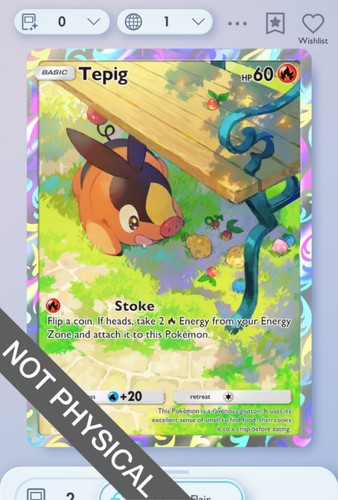 Pokemon tcg pocket tepig - tcg,
