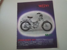 advertising Pubblicità 1977 VELOMOTOR TESTI CRICKET P4 50