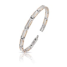 Bracciale uomo in acciaio con
