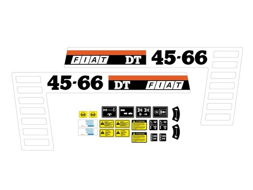 Kit adesivi trattore - kit, fiat