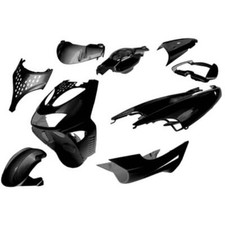 KIT CARENE CARENA NERO LUCIDO FOR APRILIA 50 SR LC 1997-2001
