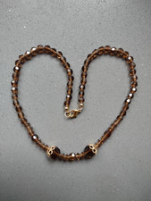 Collana con perle in vetro