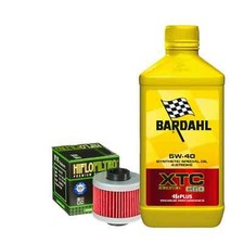 KIT/TAGLIANDO APRILIA LEONARDO 125 150 BARDAHL XTC SCOOTER  5W40 FILTRO OLIO
