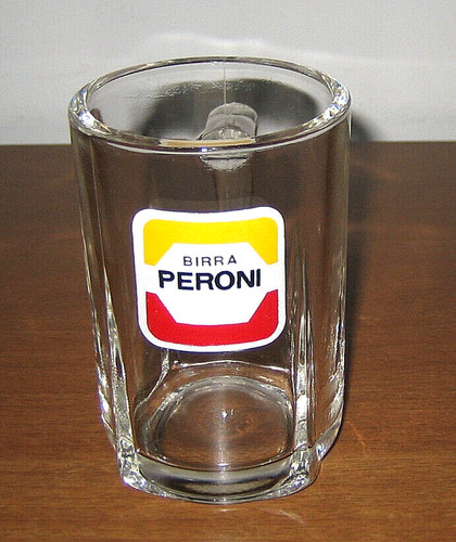Boccale vetro birra peroni - vetro,
