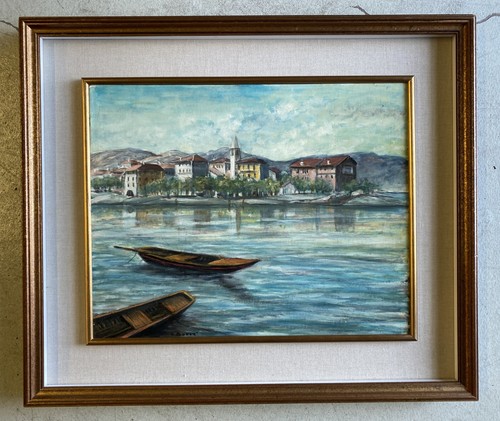 Quadro dipinto olio - c., borrè