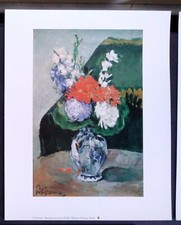 stampa di dipinto P. CEZANNE BOUQUET  museo D' ORSAY   quadro arte cm 24x30
