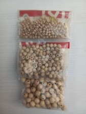 Perline sfere di legno grezzo