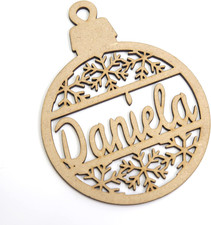 Palle Di Natale in Legno