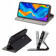CUSTODIA LIBRO PER HUAWEI P30 LITE - COVER SMART MAGNET CASE NERO