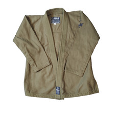 Top kimono Fuji taglia A1 verde brasiliano jiu-jitsu judo GI arti marziali pesante