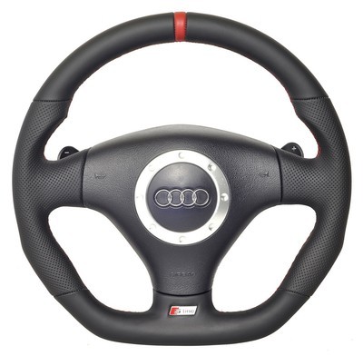 Volante pelle adatto per - in,