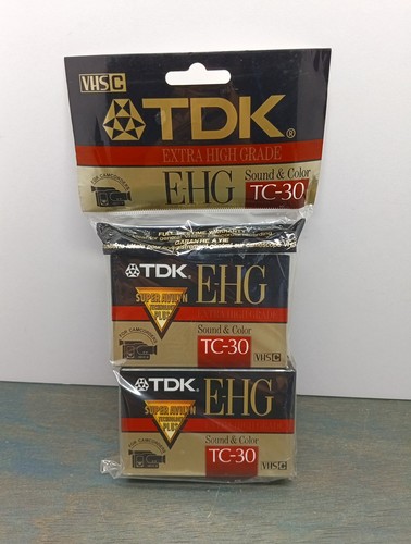Tdk ehg videocamera vhs - tc-30,