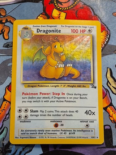 Pokémon tcg dragonite fossil - dragonite,