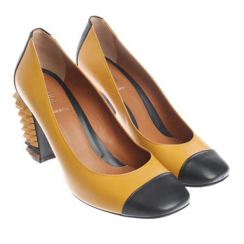 Decolte fendi giallo nero - decolte,