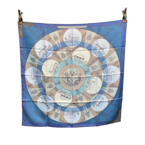 Foulard vintage seta hermes - vintage, in