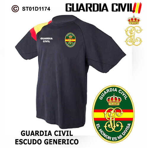 Camisetas tecnicas guardia - camisetas, tecnicas: