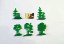 Alberi Accessori Diorama in plastica scala 1:72 alti cm 4 #ivg1