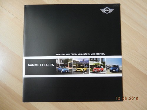 Catalogue gamme tarifs mini - &,